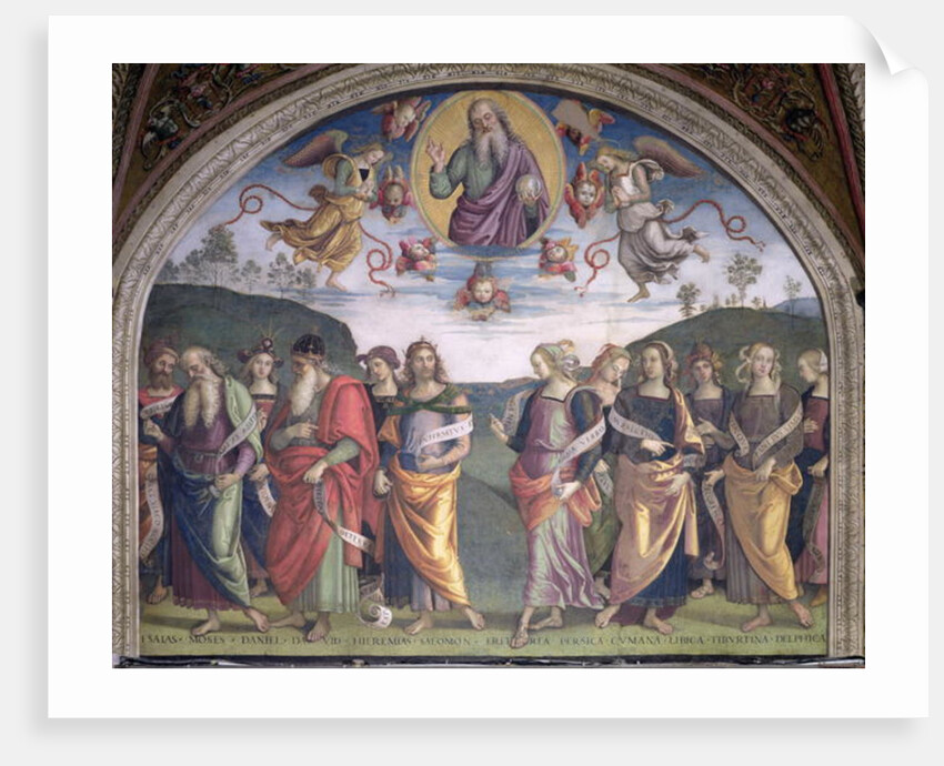 The Eternal Father in Glory with Prophets and Sibyls by Pietro Perugino