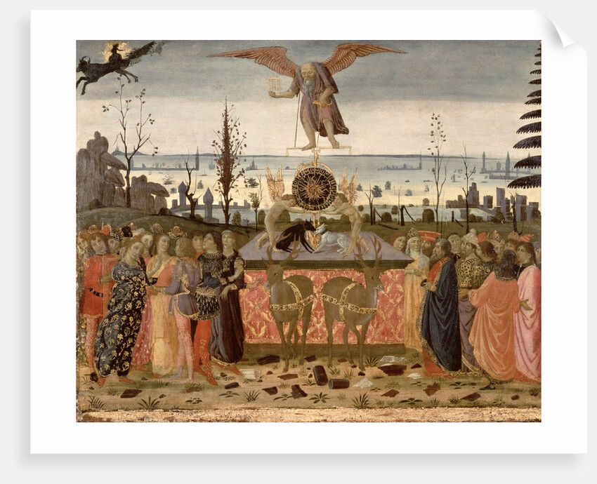 Triumph of Time, inspired by 'Triumphs' by Petrarch by Jacopo del Sellaio