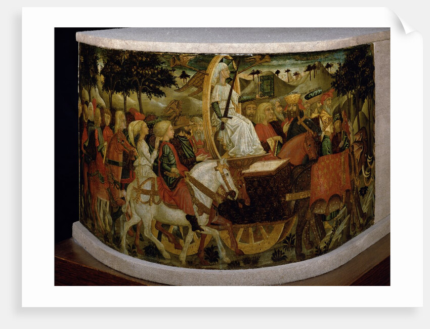 Triumph of Fame, inspired by 'Triumphs' by Petrarch by Giovanni di Ser Giovanni Scheggia