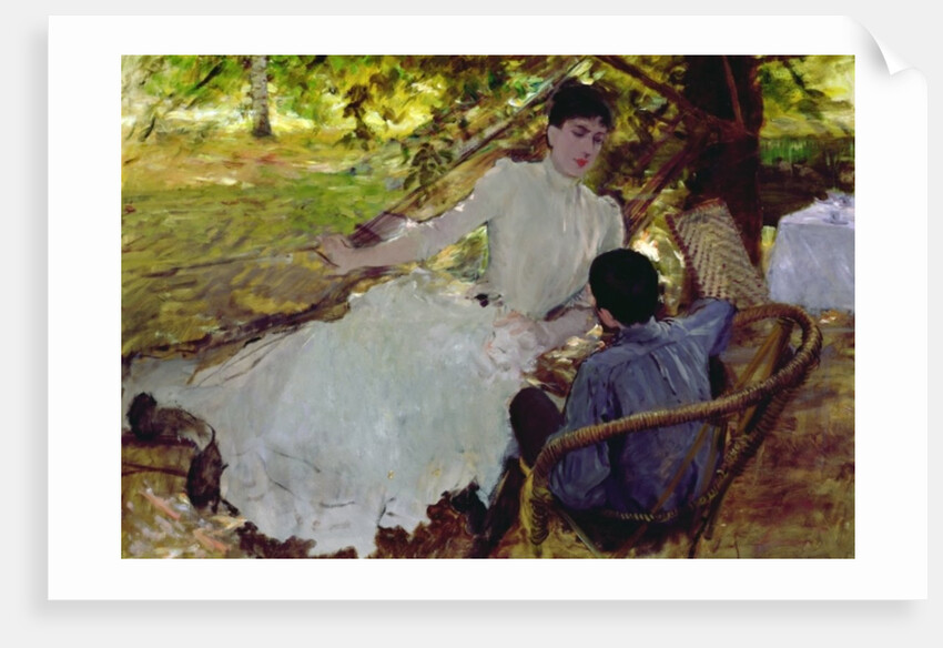 In the Hammock II, 1884 by Giuseppe or Joseph de Nittis