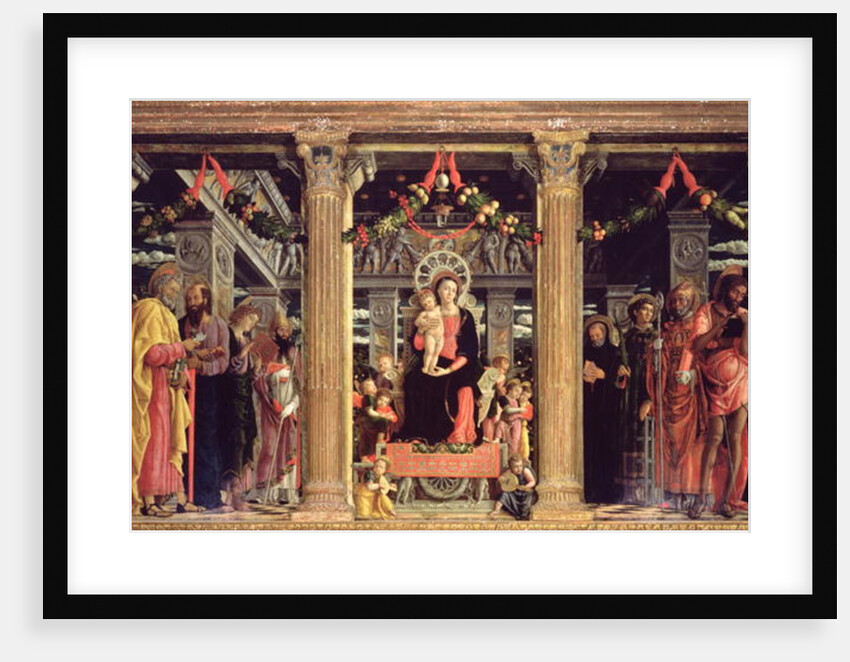 Altarpiece of St. Zeno of Verona, 1456-60 by Andrea Mantegna