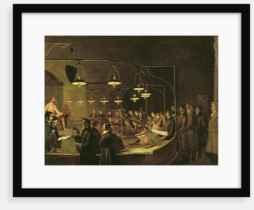 The Anatomy Lesson, 1845 by Carle Felice Biscaria