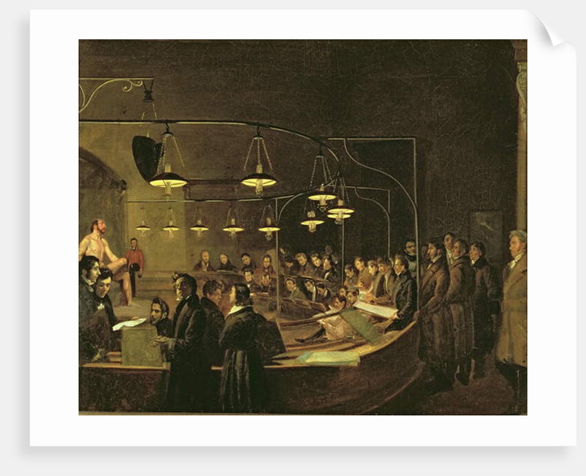 The Anatomy Lesson, 1845 by Carle Felice Biscaria