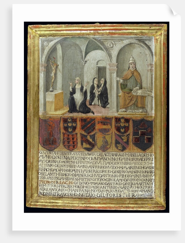 St. Catherine of Siena Receiving the Stigmata, 1498 by Italian School