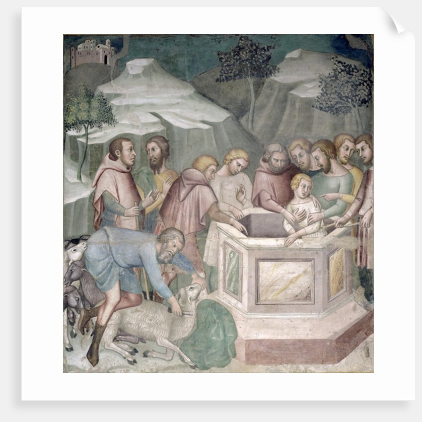 Joseph Thrown in a Well by his Brothers, 1356-67 by also Manfredi de Battilori Bartolo di Fredi