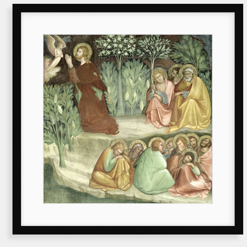Christ in the Garden of Gethsemane, from a series of Scenes of the New Testament by Barna da Siena