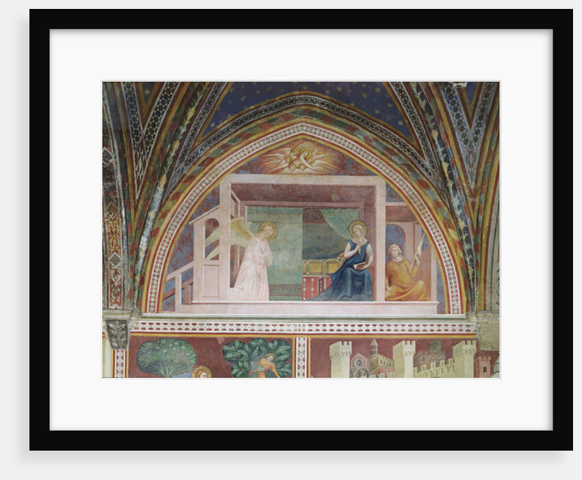 The Annunciation by Barna da Siena