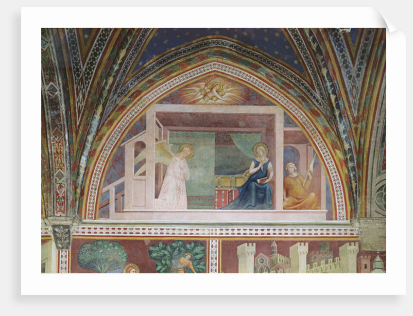 The Annunciation by Barna da Siena
