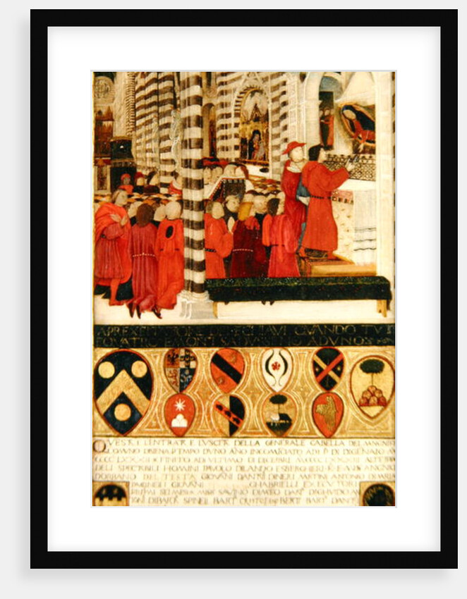 The Keys of Siena Given to the Virgin, 1483 by Italian School