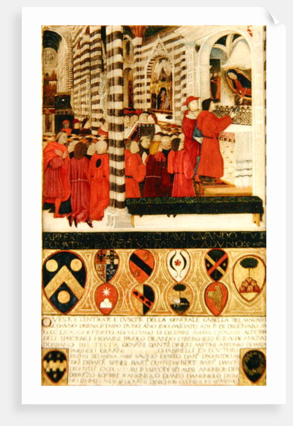 The Keys of Siena Given to the Virgin, 1483 by Italian School