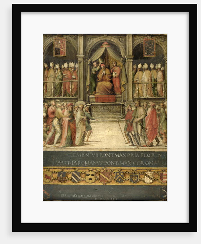 Coronation of Pope Paul II 1534 by Giovanni di Lorenzo Cini