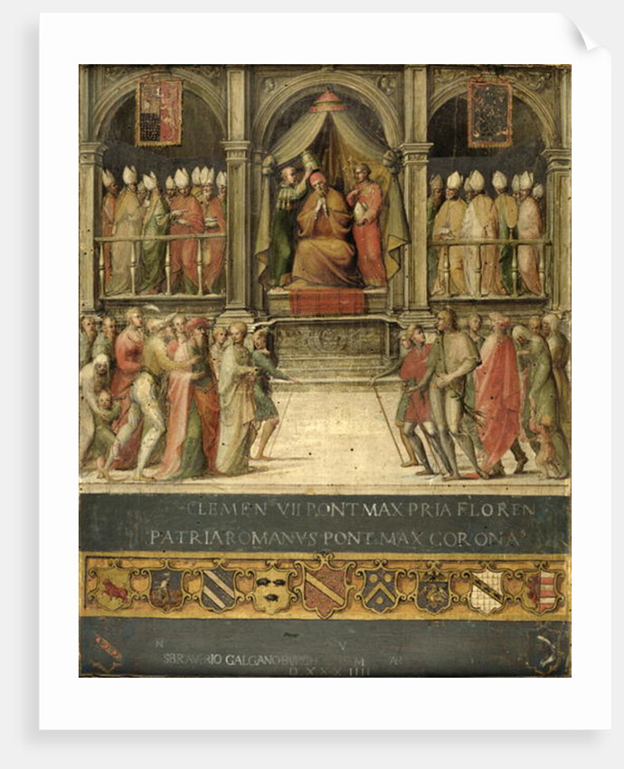 Coronation of Pope Paul II 1534 by Giovanni di Lorenzo Cini