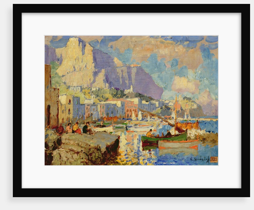 Capri Seascape by Konstantin Ivanovich Gorbatov