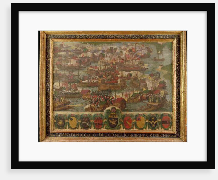 Naval Battle of Lepanto, 1571 by Italian School