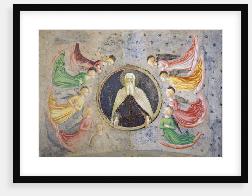 The Eternal Father surrounded by Angels by Tommaso Masolino da Panicale