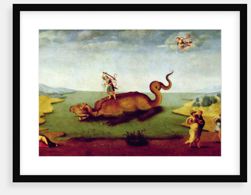 Perseus rescuing Andromeda by Master of Serumido