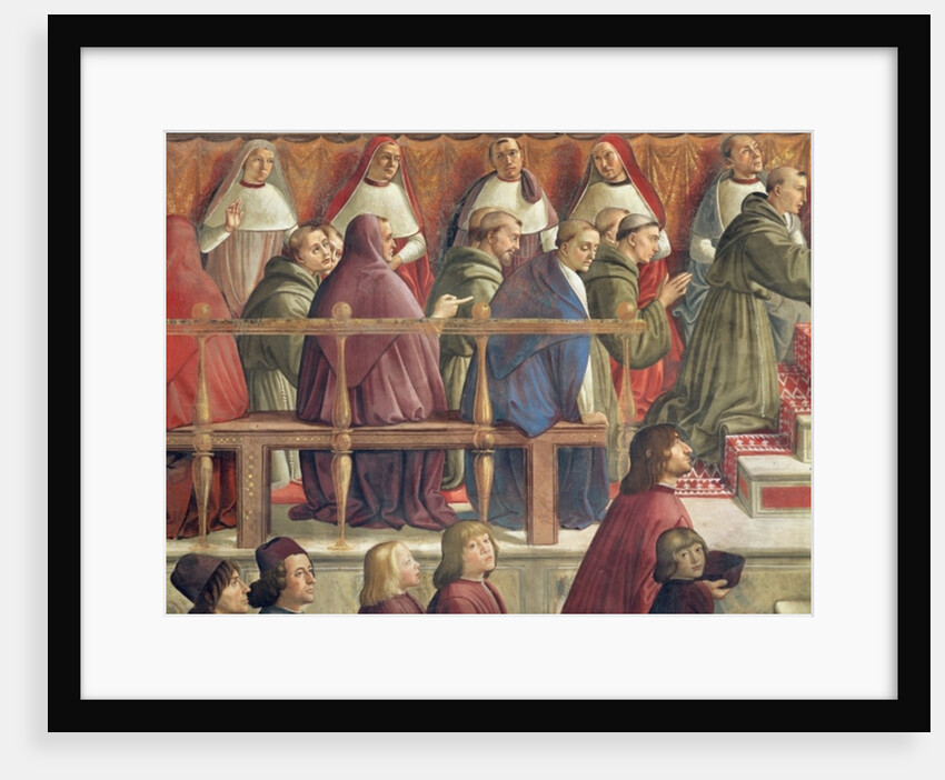 The Approval of the Order by Pope Honorius III, scene from the life of St. Francis of Assisi by Domenico Ghirlandaio