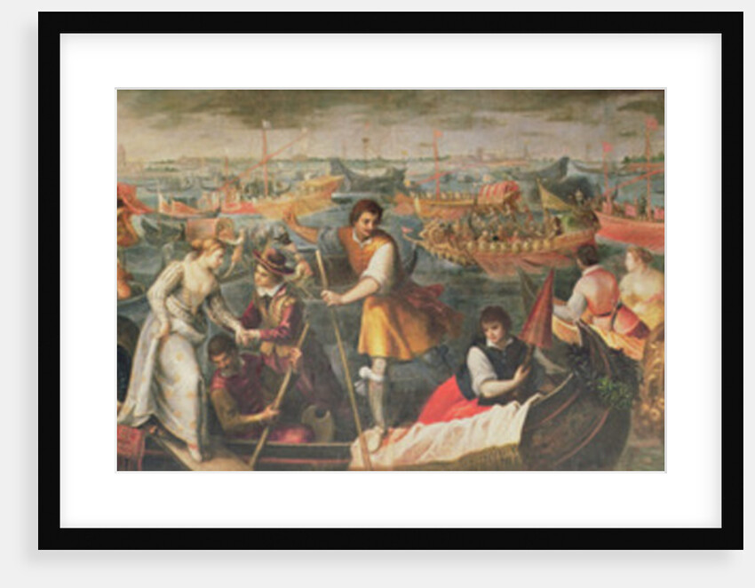 The Disembarcation of Catarino Cornaro in Venice in 1489 by Antonio Vassilacchi