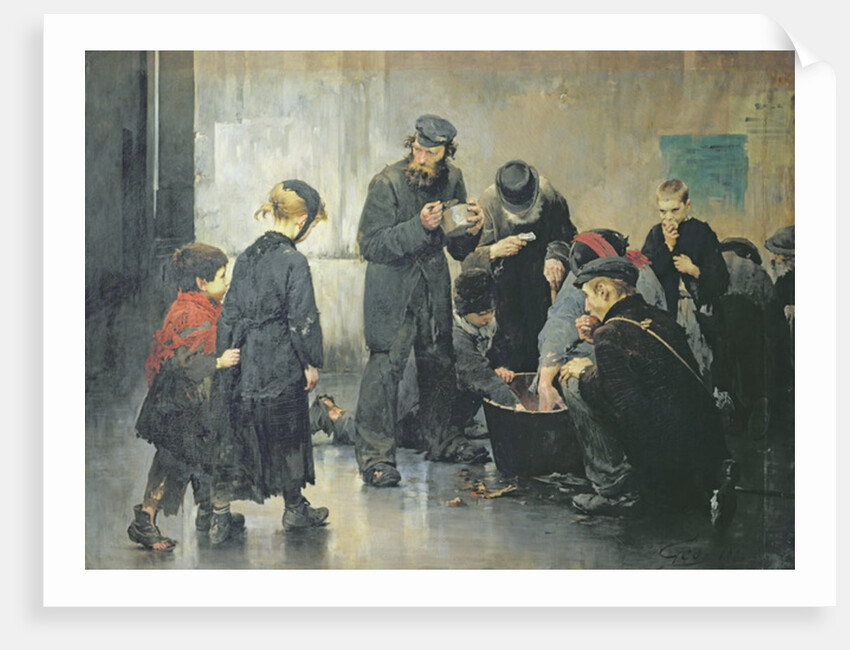 The Starving, 1886 by Henri Jules Jean Geoffroy