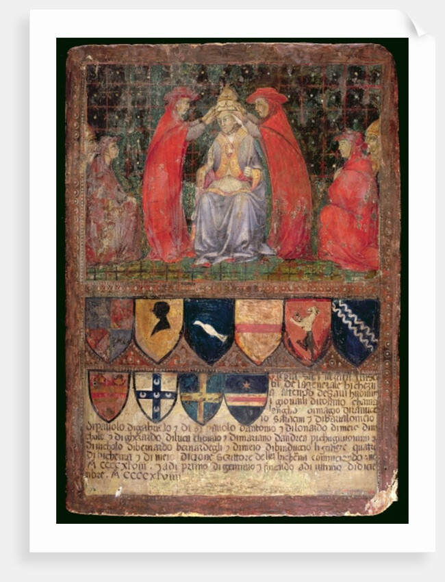 Coronation of Pope Nicholas V in 1447, 1448 by Italian School