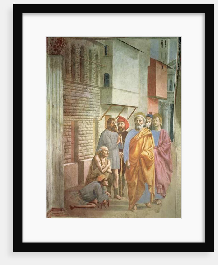 St. Peter Healing With His Shadow, c.1427 by Tommaso Masaccio