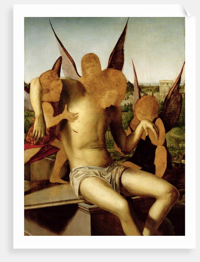 Christ Supported by Three Angels by Antonello da Messina