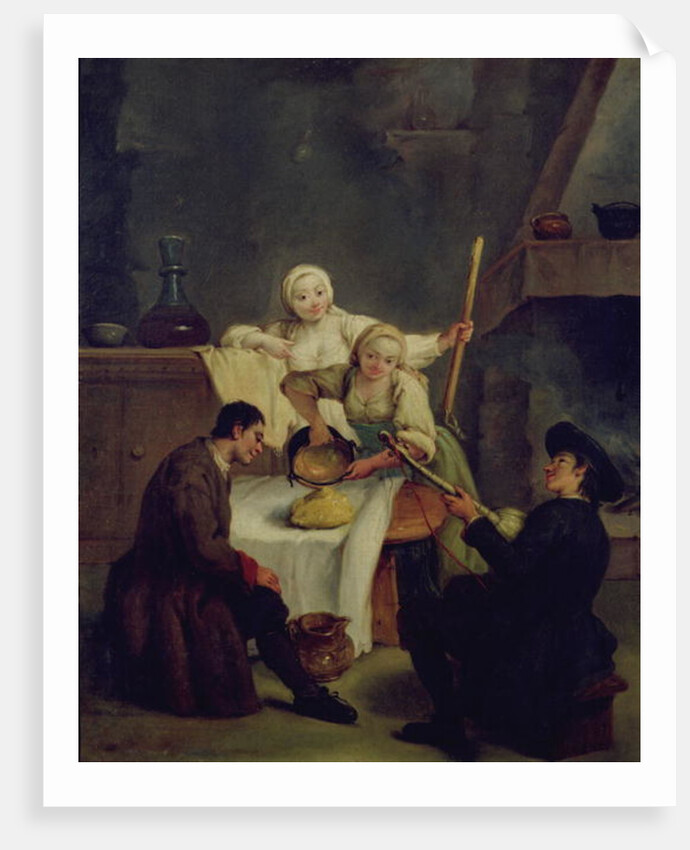 Preparing the Polenta by Pietro Longhi