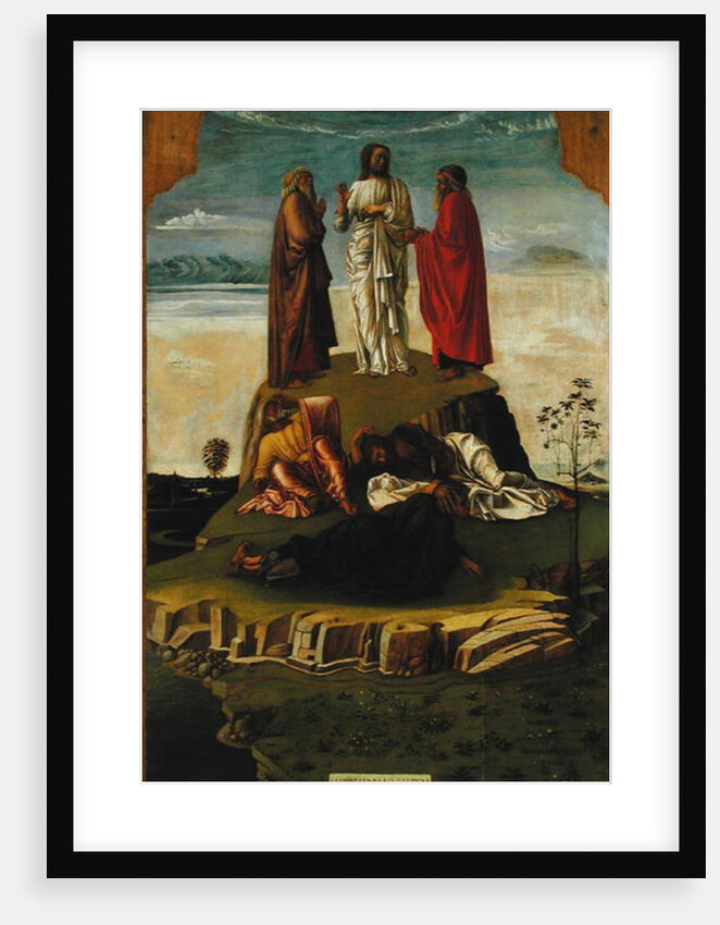 Transfiguration of Christ on Mount Tabor, 1455-60 by Giovanni Bellini