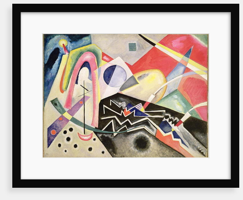 White Zig-Zags, 1922 by Wassily Kandinsky