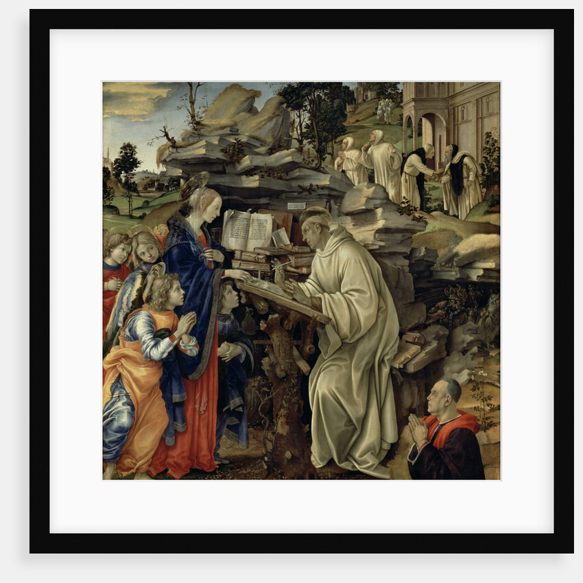 The Vision of St. Bernard, c.1485-87 by Filippino Lippi