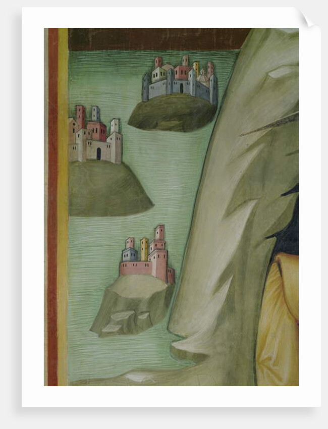 Detail from the Massacre of the Servants and Herdsmen of Job, 1367 by also Manfredi de Battilori Bartolo di Fredi