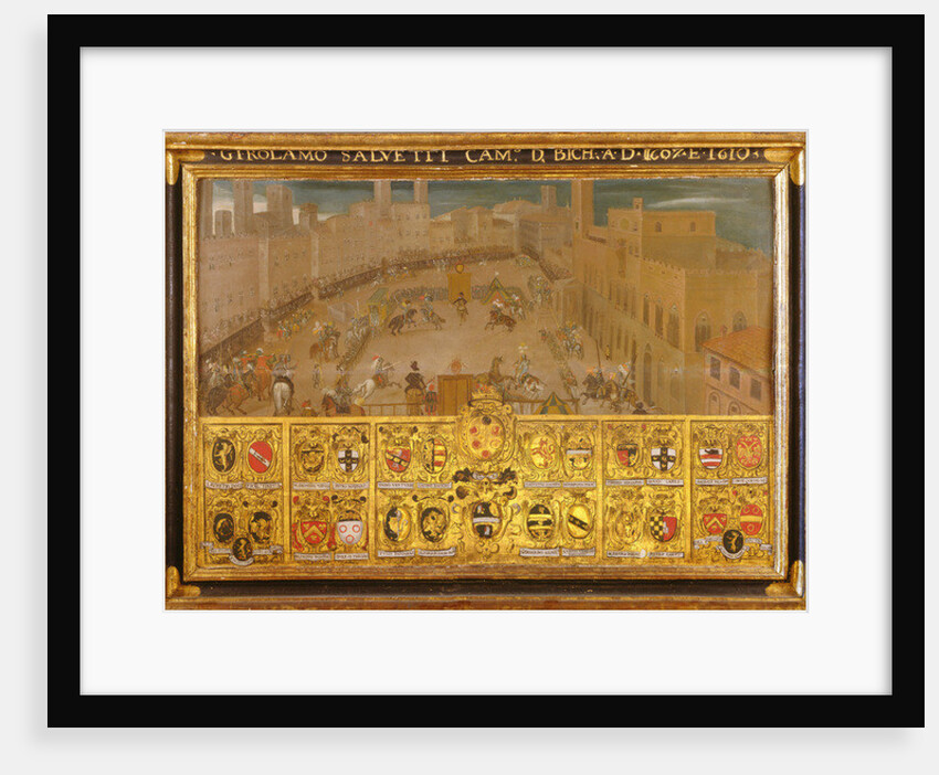 Tournament in the Piazza del Campo, Siena, 1607-10 by Italian School