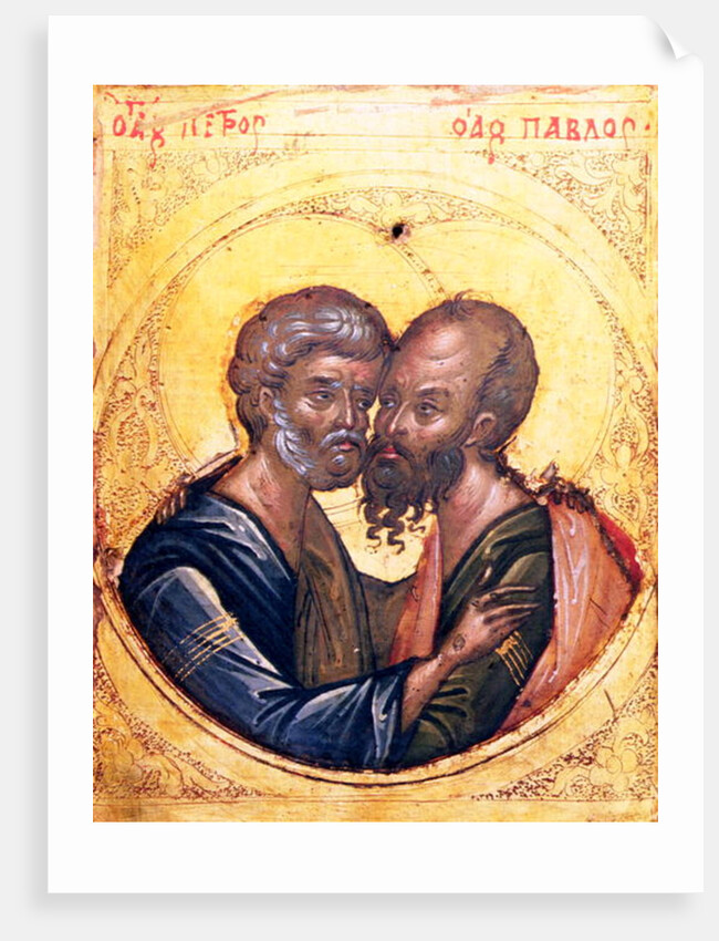 Icon of SS. Peter and Paul by Byzantine Byzantine