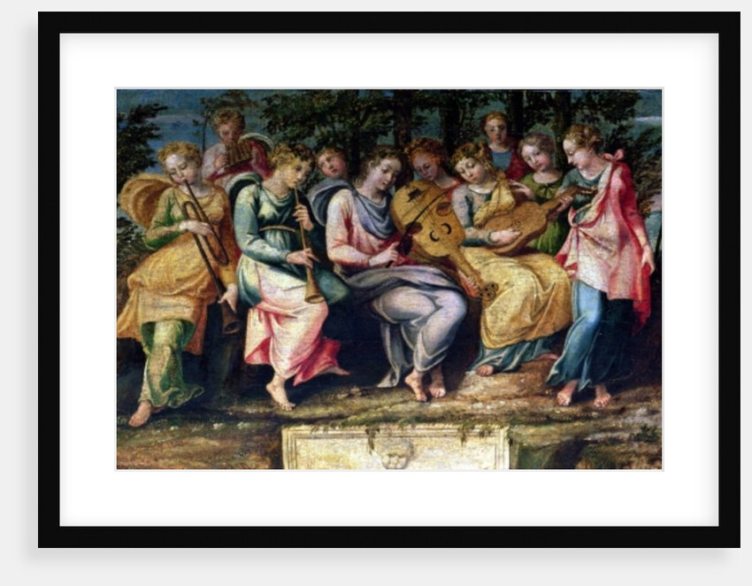 Apollo and the Muses, 1600 by Italian School