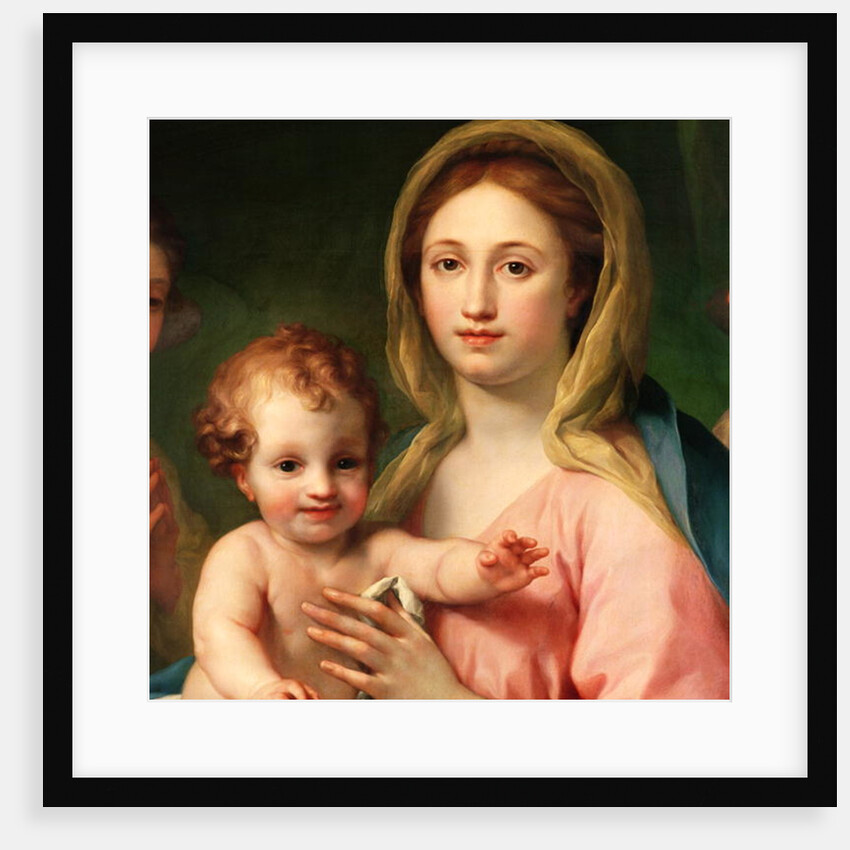 Madonna and Child with Two Angels, 1770-73 by Anton Raphael Mengs