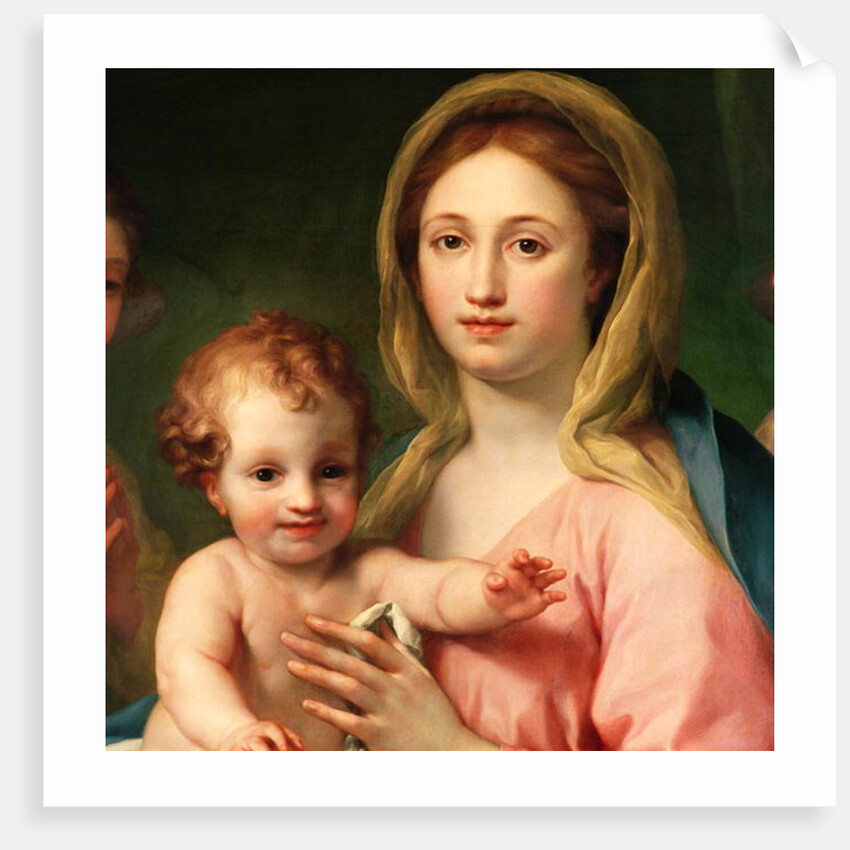 Madonna and Child with Two Angels, 1770-73 by Anton Raphael Mengs