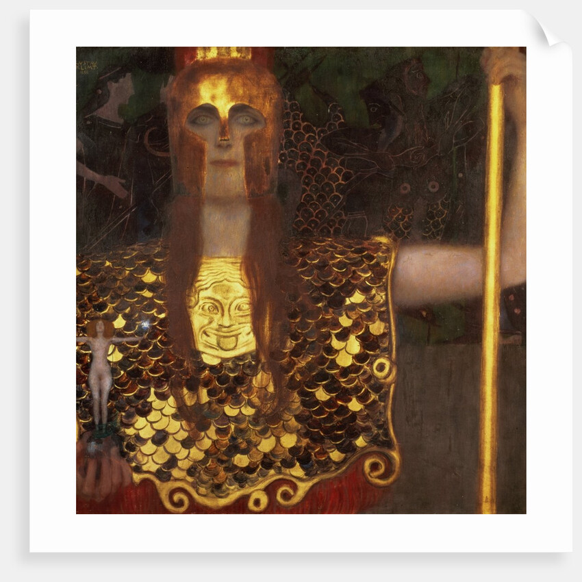 Minerva or Pallas Athena, 1898 by Gustav Klimt