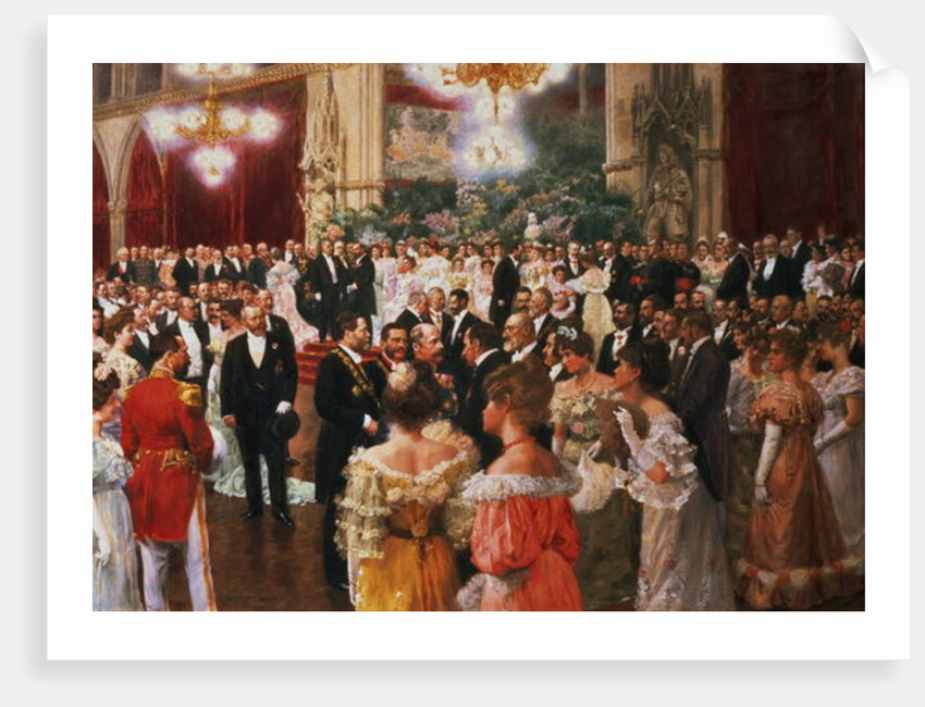 The Viennese Ball by Wilhelm Gause