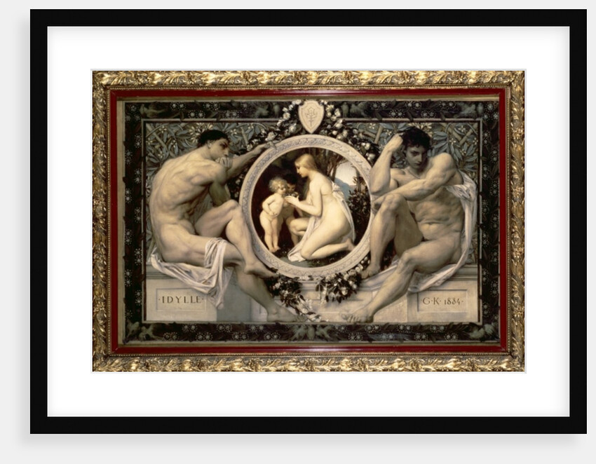 Idylle, 1884 by Gustav Klimt