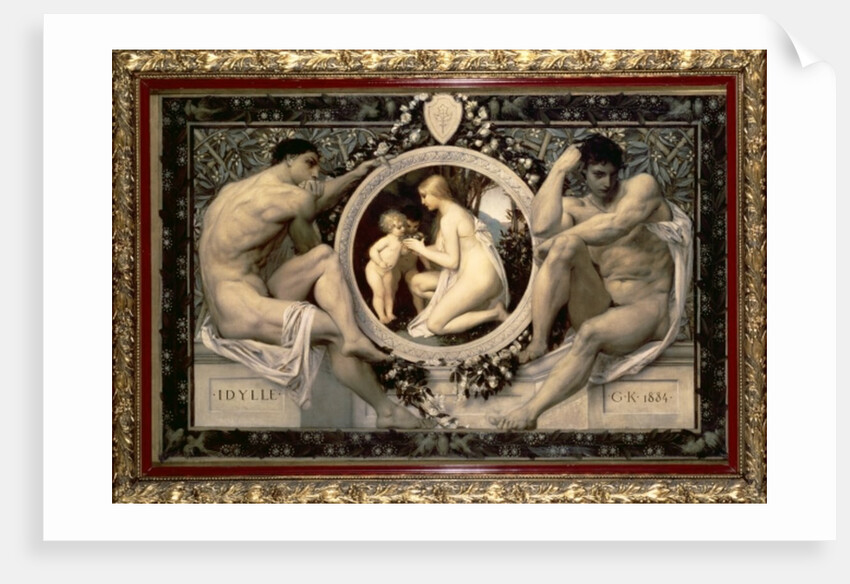 Idylle, 1884 by Gustav Klimt