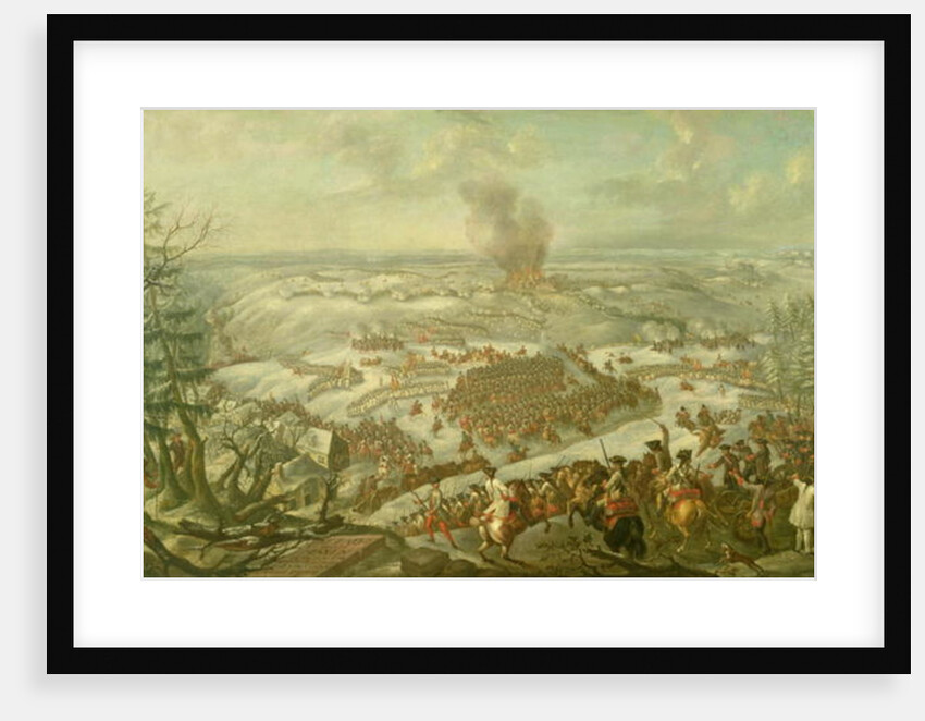 The Battle of Maxen, November 1759 by Franz Paul Findenigg