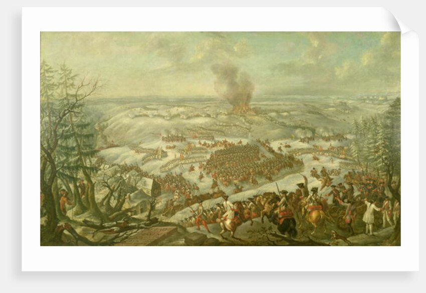 The Battle of Maxen, November 1759 by Franz Paul Findenigg