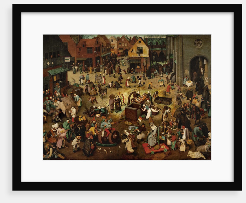 Fight between Carnival and Lent, 1559 by Pieter the Elder Bruegel