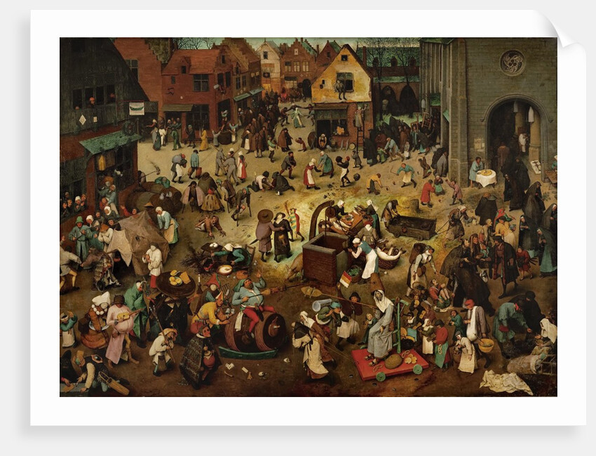Fight between Carnival and Lent, 1559 by Pieter the Elder Bruegel
