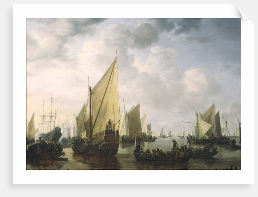 Naval Review, 1649 by Simon Jacobsz. Vlieger