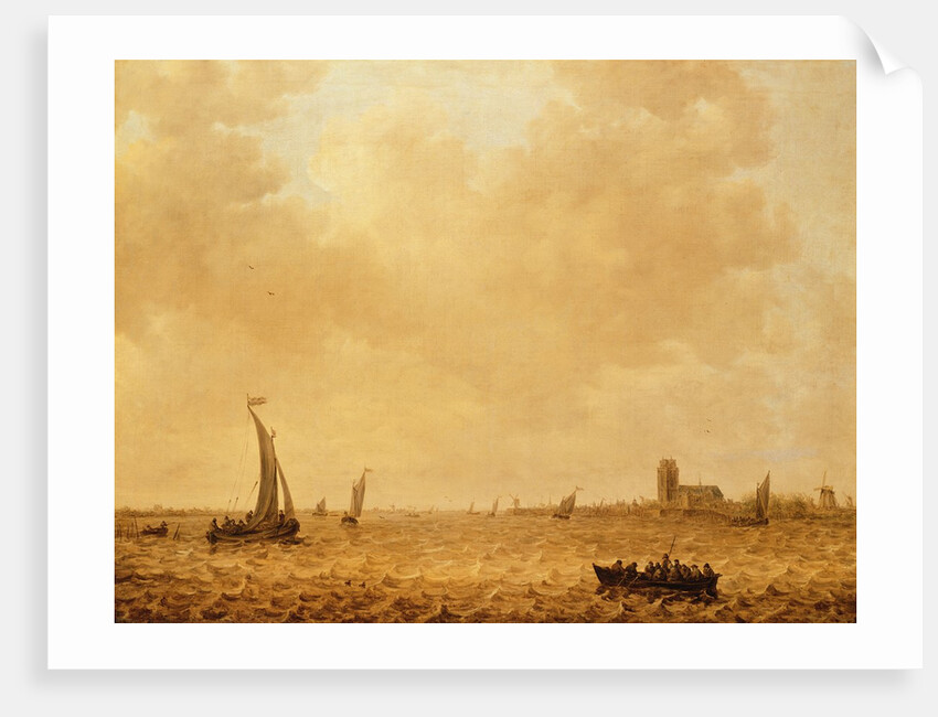 View of the Old Maas, Dordrecht by Jan Josephsz van Goyen