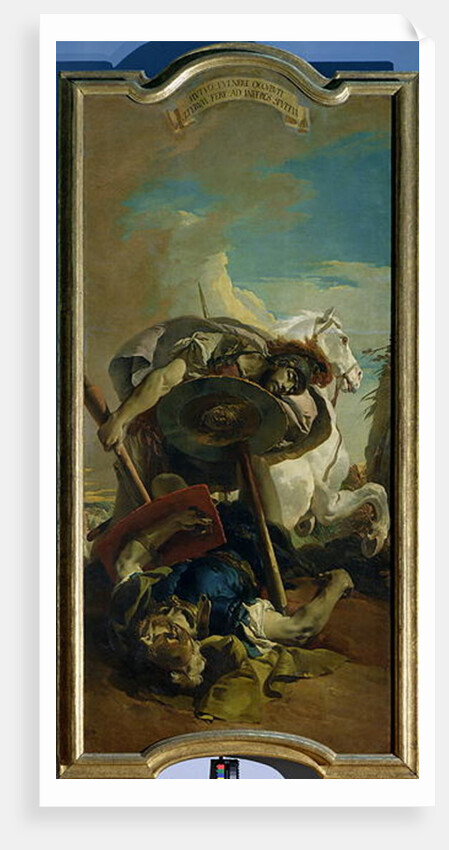 Death of the Consul Lucius Junius Brutus in a duel with Aruns by Giovanni Battista Tiepolo