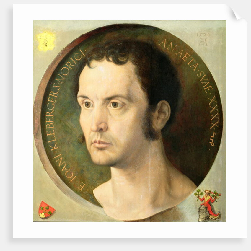 Johannes Kleberger, aged 40, 1526 by Albrecht Dürer or Duerer
