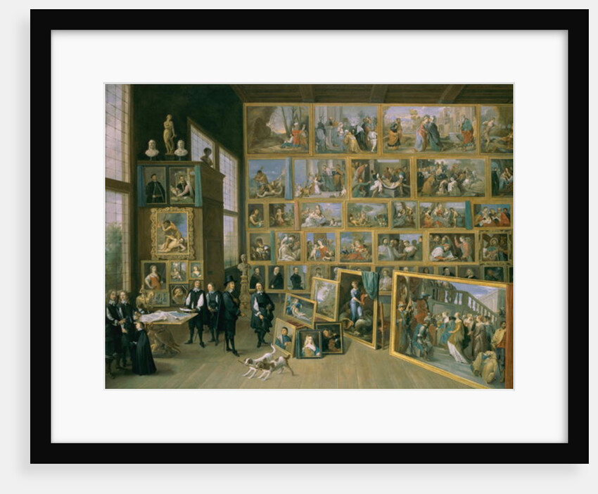 The Archduke Leopold Wilhelm in his Picture Gallery in Brussels, 1651 by David the Younger Teniers