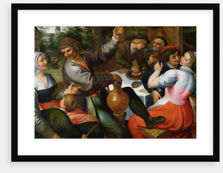 Peasant Feast, 1566 by Maerten van Cleve